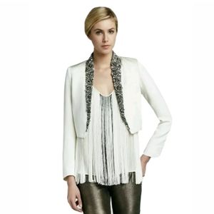 NWT Haute Hippie Off-White Blazer Size Large